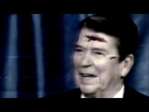 RONALD REGAN CUT UP WHILE TALKING